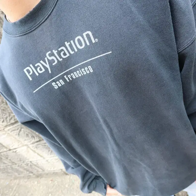 90s 빈티지 SONY 플스 프로모 맨투맨 스웻셔츠