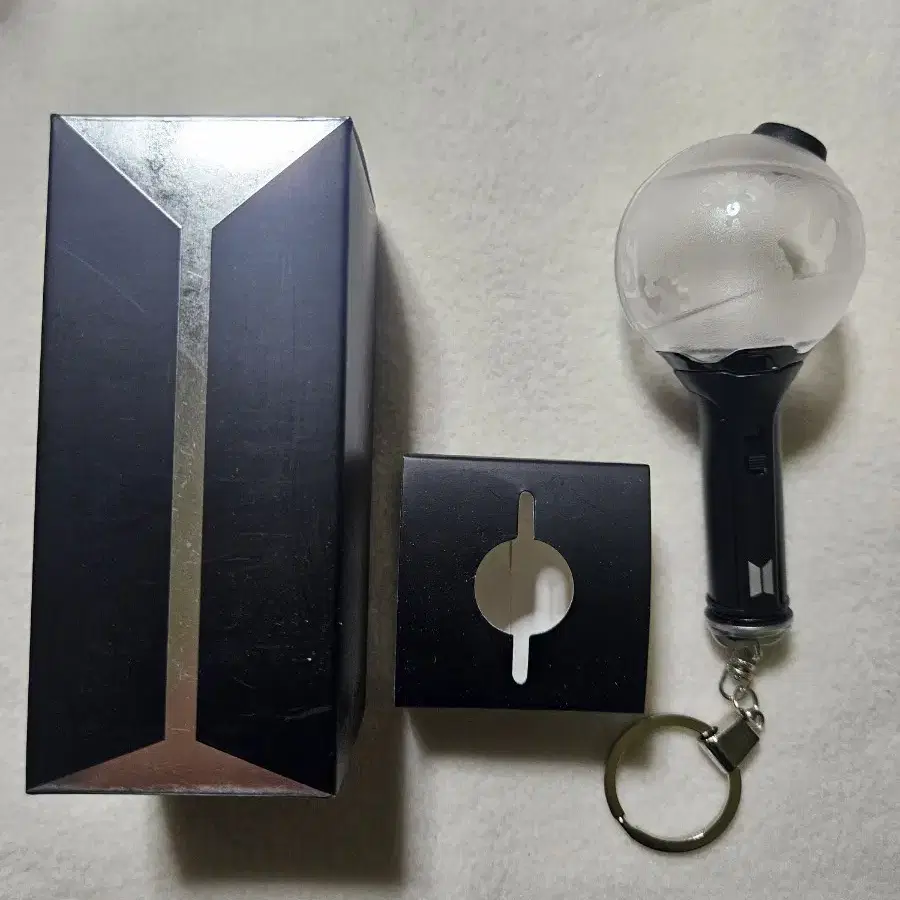 방탄소년단 공식 응원봉 아미밤3 키링 삼미밤