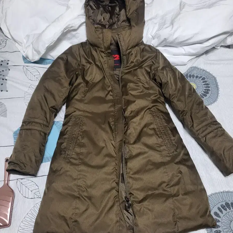 K2 롱패딩 브라운