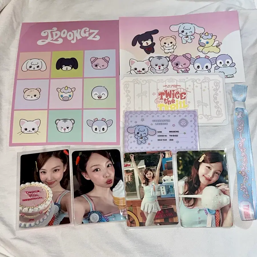 (일괄) 트와이스 11주년 트둥즈 팝업 특전 나연 임나봉
