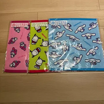 산리오 캐릭터즈 핸드 타월 3매 세트
