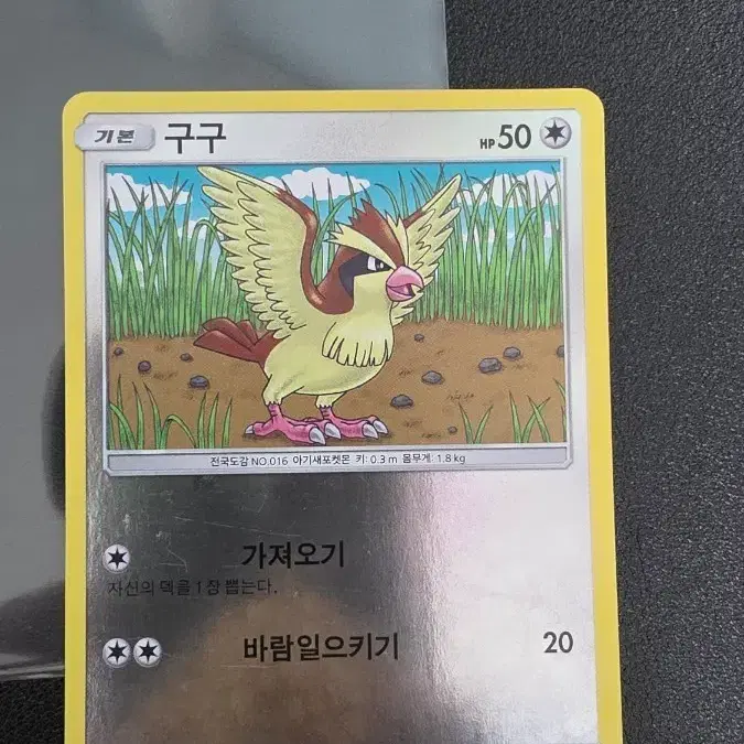 포켓몬 카드 구구 미러 홀로 sm12a 013