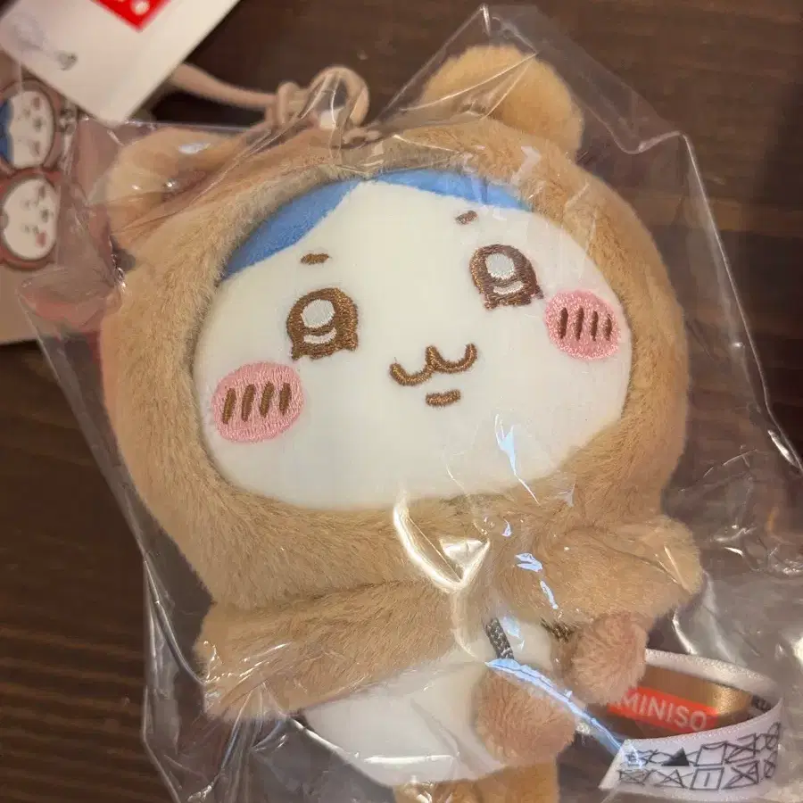미니소 하치와레 곰돌이 인형 키링 먼작귀 치이카와