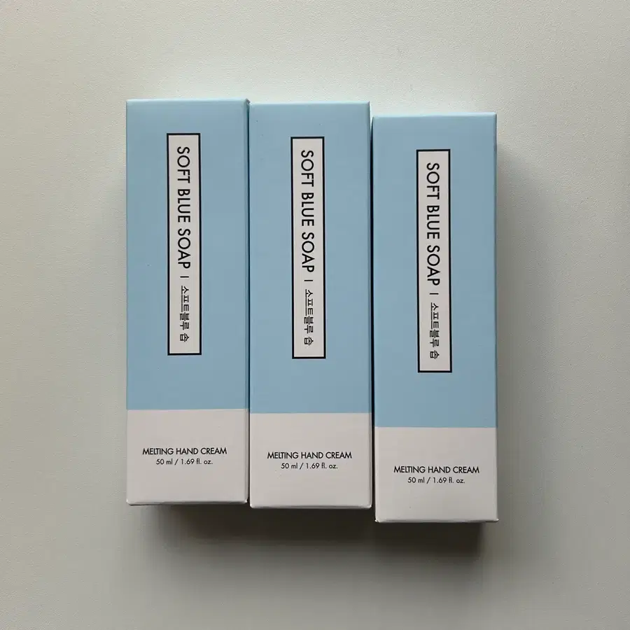 멈칫 핸드크림 소프트블루솝 3개 일괄