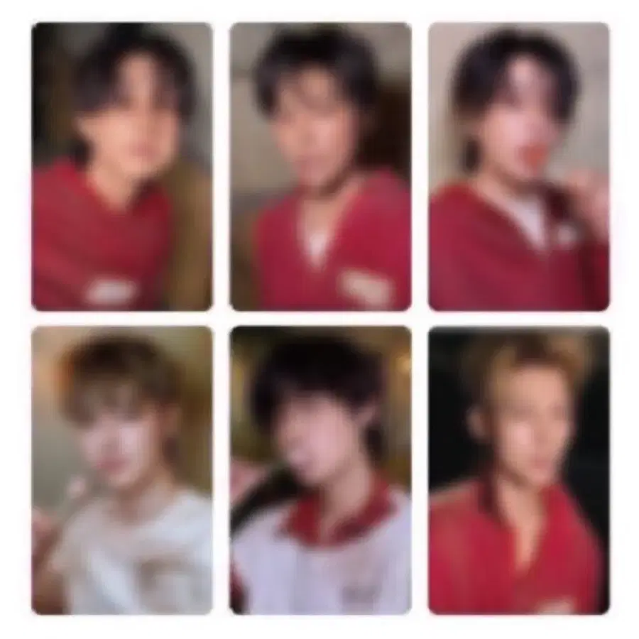 엔하이픈 위버스재팬 2차 죄수복 포카 6장 세트 양도