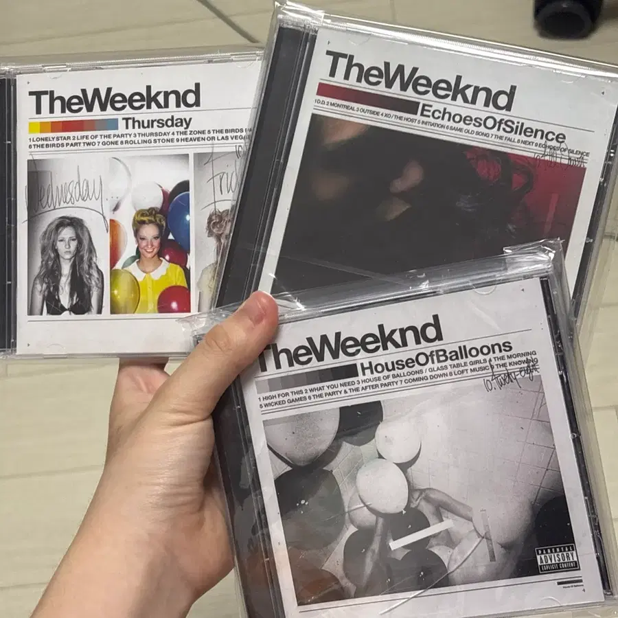더위켄드 cd House of Balloons Thursday Echoes of Silence 트릴로지 the weeknd