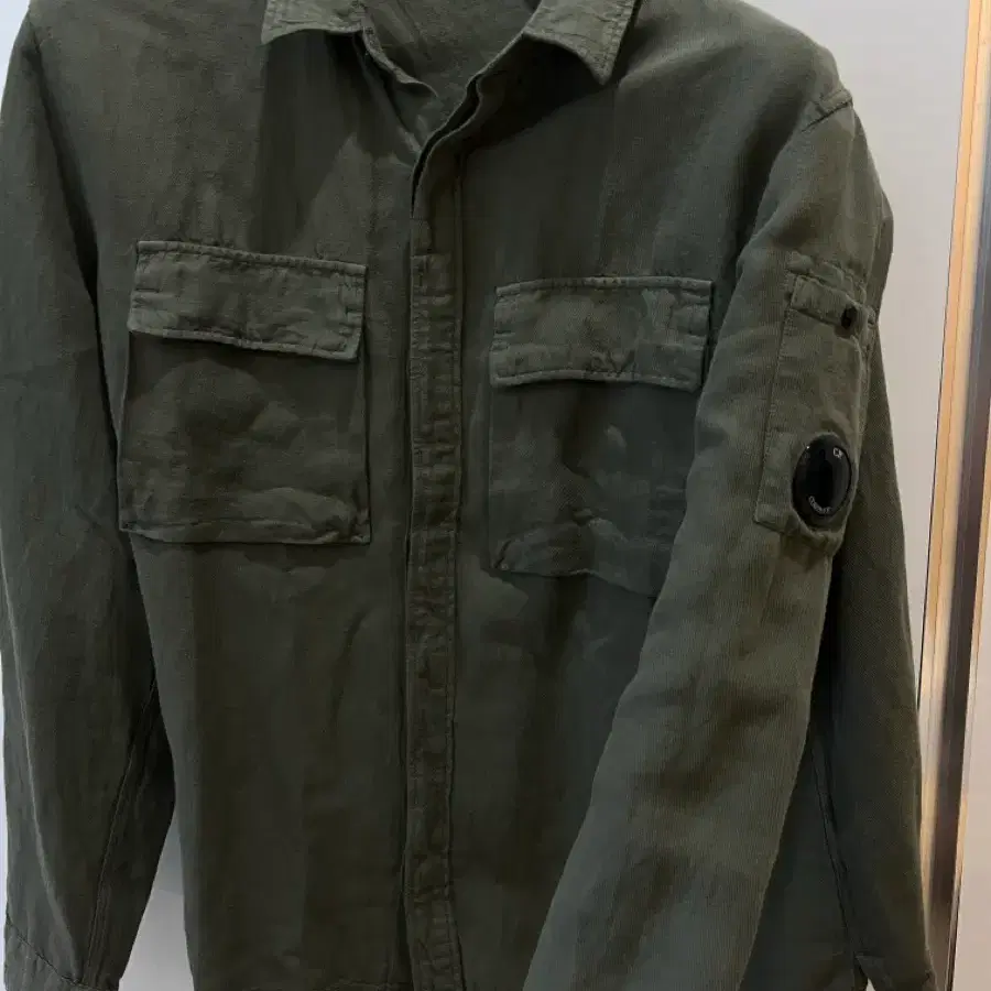 24fw cp컴퍼니 카키 코듀로이자켓 xl (새상품급)