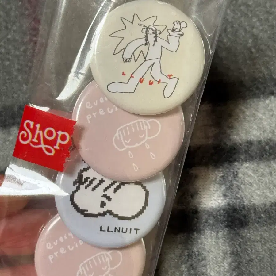 llnuit 루루뉴이 캔뱃지 다꾸 다이어리 소품