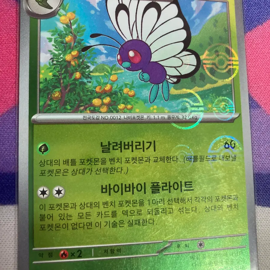 한국) 버터플 몬스터볼 홀로 [sv2a 012/165]