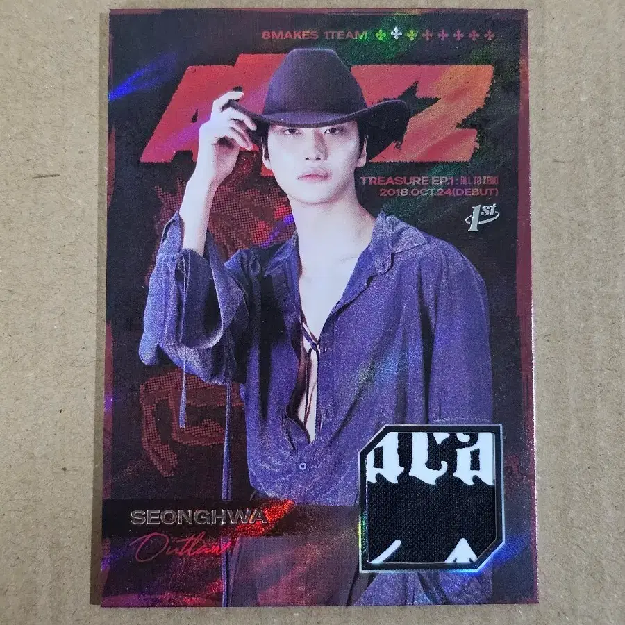 에이티즈 성화 테레카 밈카 실착 반다나 렐릭카드 ateez seonghwa