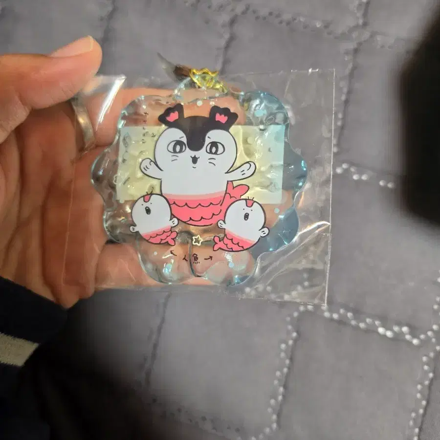 세이렌 수면 물결 아크릴 키링
