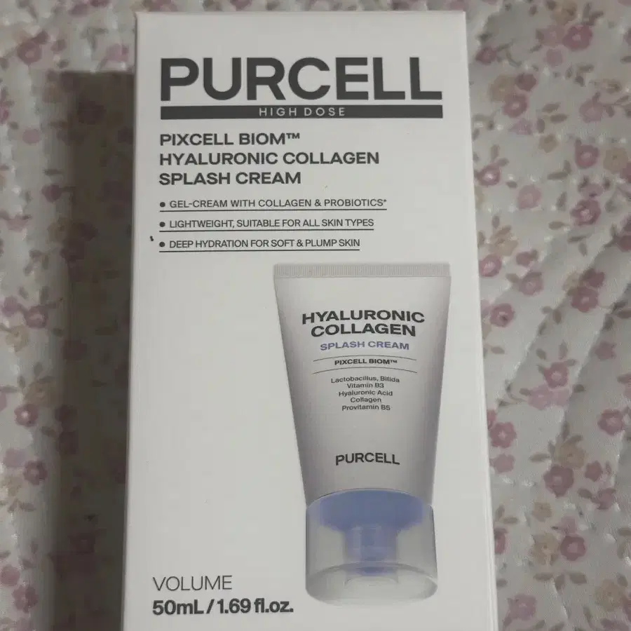 미개봉) 퍼셀 픽셀바이옴 히알 콜라겐 스플래쉬 크림 50ml