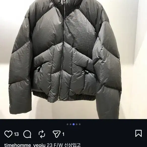 타임옴므 패딩 23fw 삽니다
