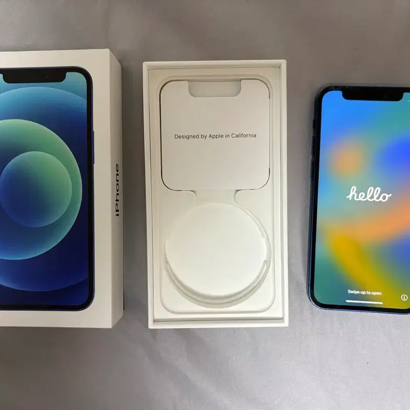 애플 아이폰 12 블루 128GB 배터리 76%