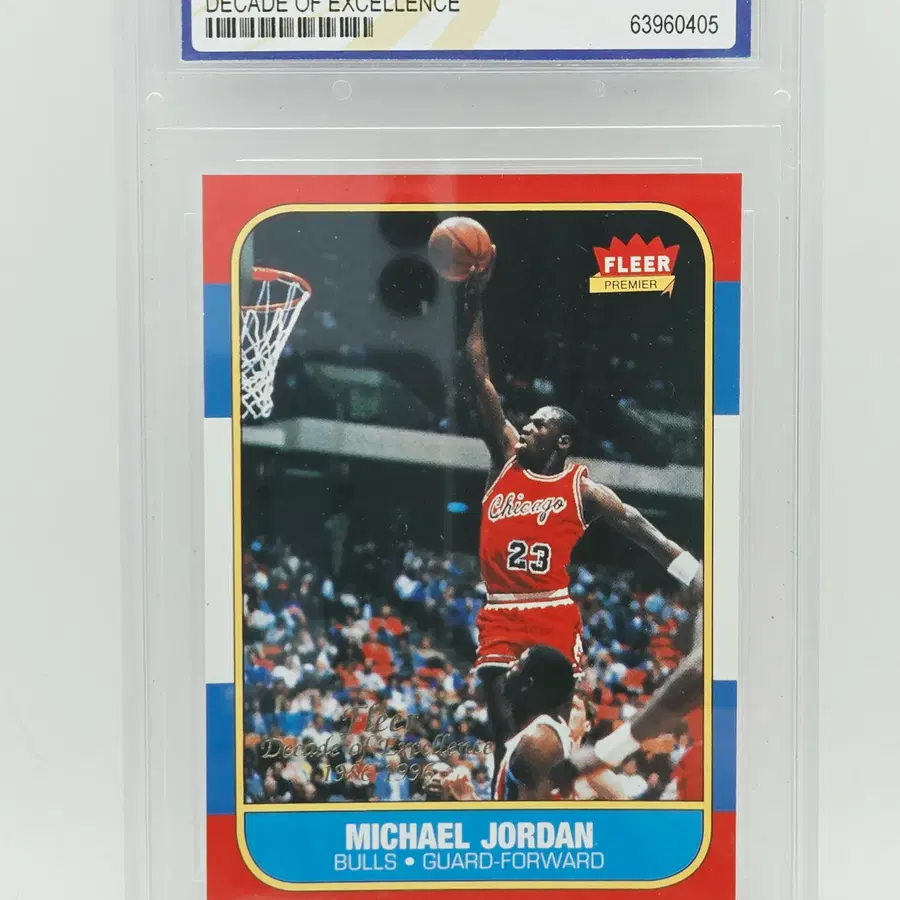 K) 1996 FLEER 마이클 조던 Decade Of Excellence PSA10