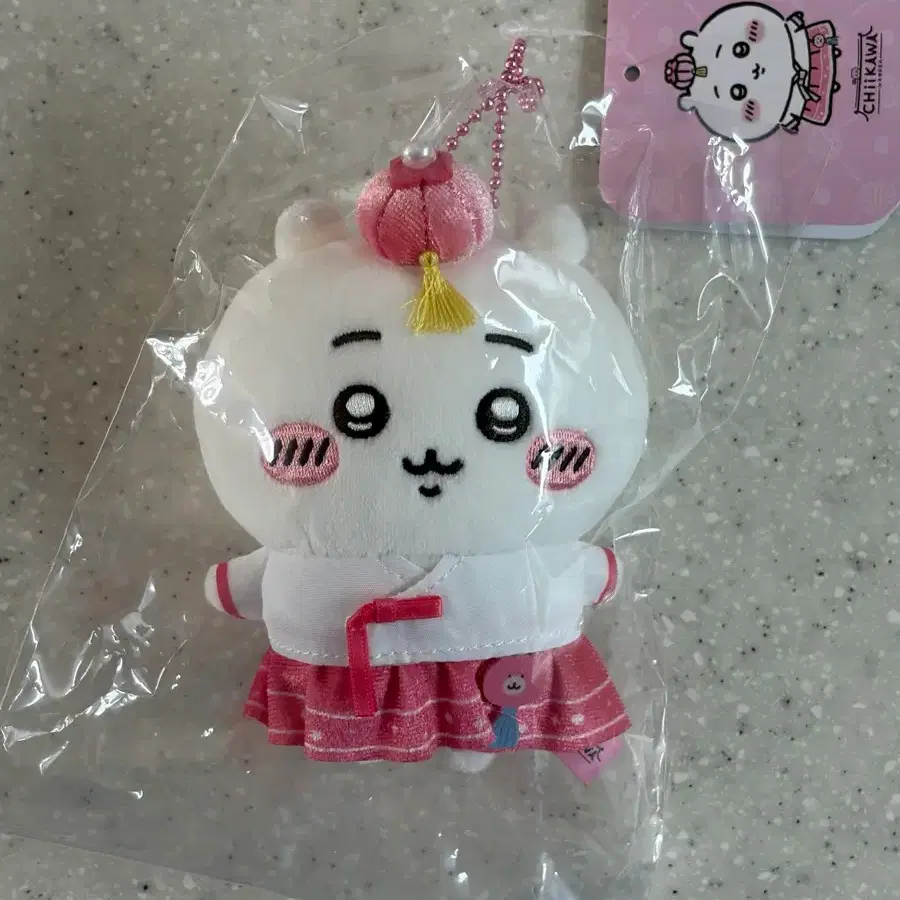 치이카와 한복 마스코트 인형 키링