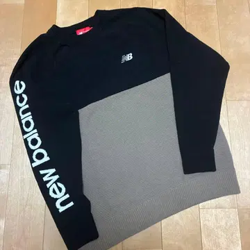 New Balance 바이컬러 니트