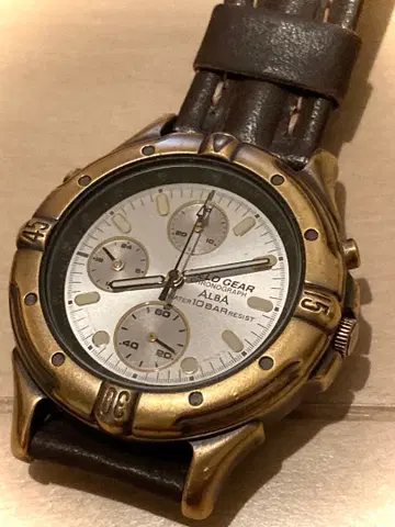 중고 쿼츠 손목시계 세이코 SEIKO ALBA 알바 Y189-6A20