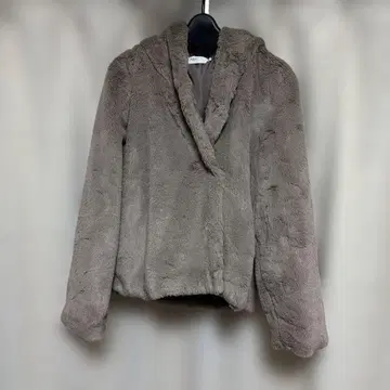 AZUL BY MOUSSY 인조 모피 후디드 자켓 M