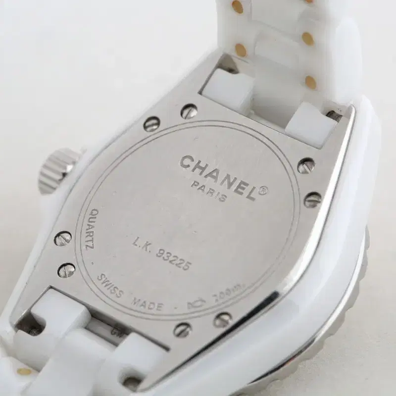 샤넬 Chanel J12 화이트 세라믹 쿼츠 시계 사진 8
