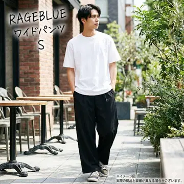 RAGEBLUE 와이드 팬츠 74cm 허리밴딩 67cm 인심 S 사이즈
