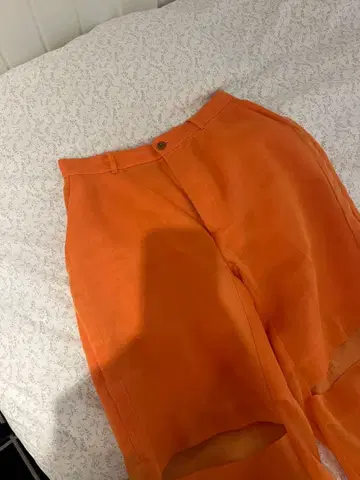 MAISON SPECIAL 오렌지 캐주얼 팬츠