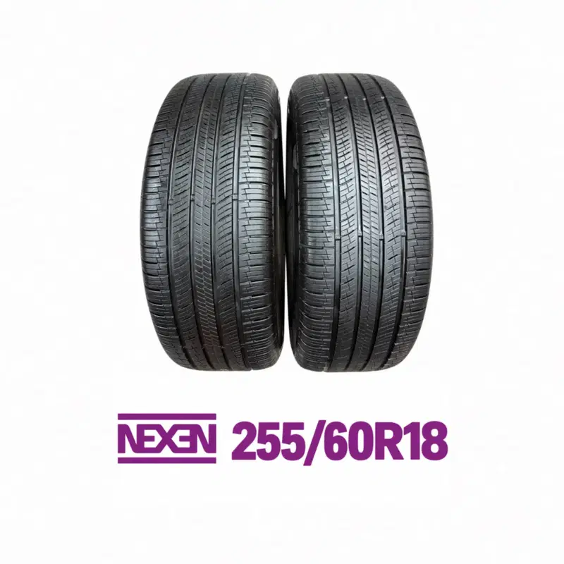 255 60 18 넥센타이어 GTX 중고 2본