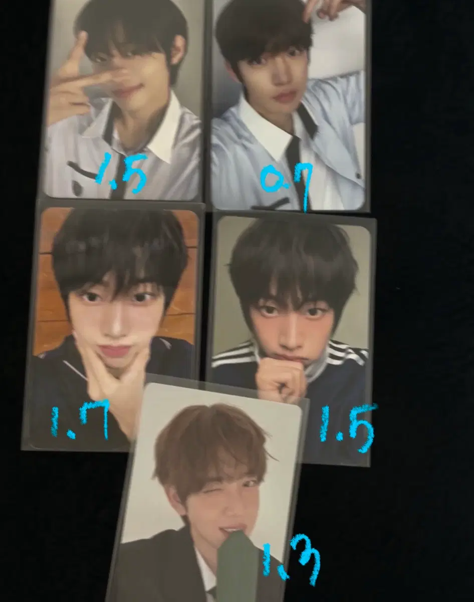 Idid unreleased photocard wts Jang Yonghoon Kim Minjae Park Seonghyeon