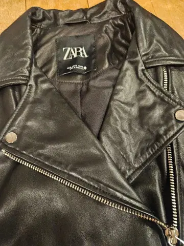 ZARA 라이더 자켓 블랙 M
