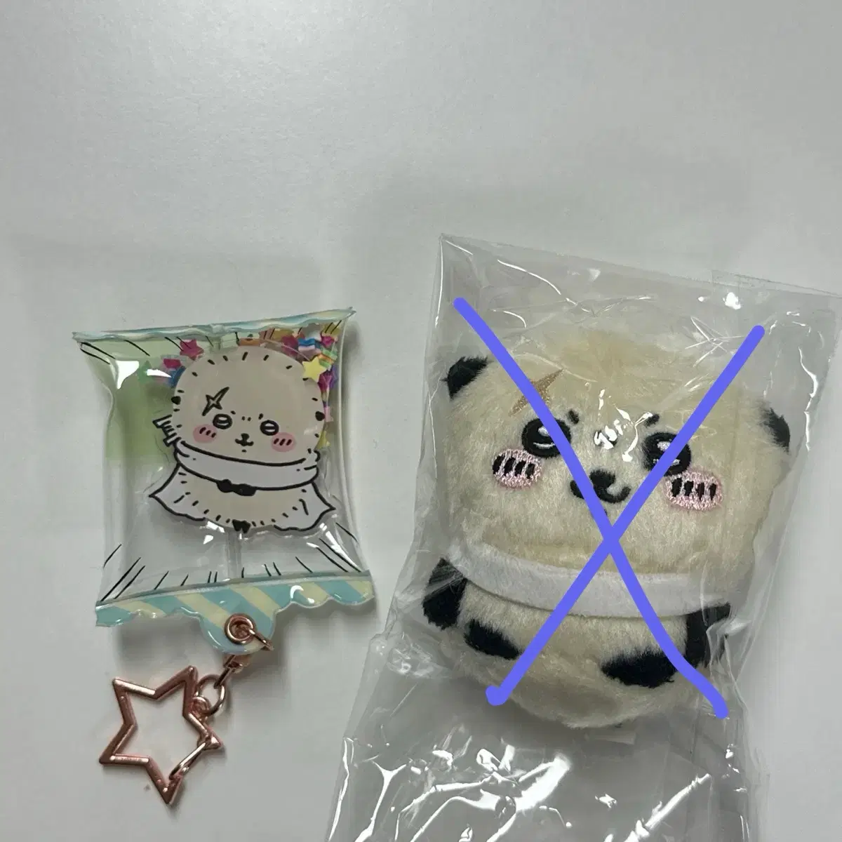 Chiikawa Rakko Candy Keyring