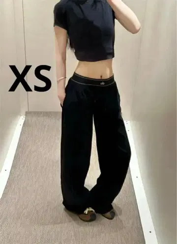 택 포함 [ 최저가 ] Alo Yoga(애로우 요가) 팬츠 블랙 XS