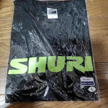 미사용품 SHURE T셔츠 블랙 L사이즈