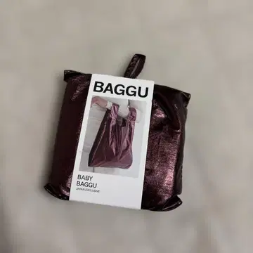 [ 신상/새상품 ] BAGGU/에코백/버건디/baby size