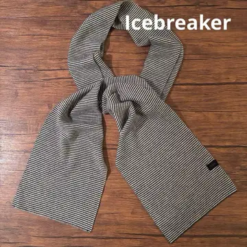 Icebreaker 아이스브레이커 메리노울 머플러 보더 무늬