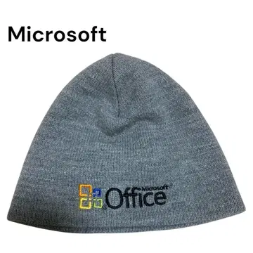 Microsoft 마이크로소프트 비니 니트 모자 기업 로고
