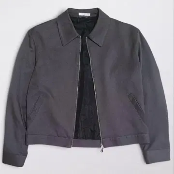 [ 새상품급 ] ZARA 더블 지퍼 블루종 (차콜) M 사이즈 남성용 짧은 기장