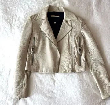 J BRAND 가죽 자켓 라이더스 화이트 XS