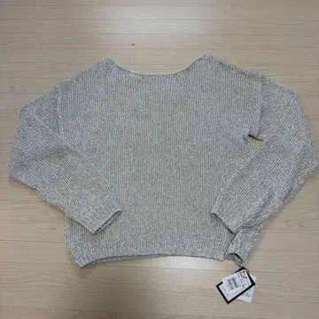 [ 정가 15,000엔 ] Aga 긴팔 니트 실버 야마다야 M