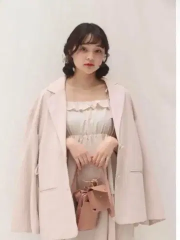 muguet side slit spring jacket