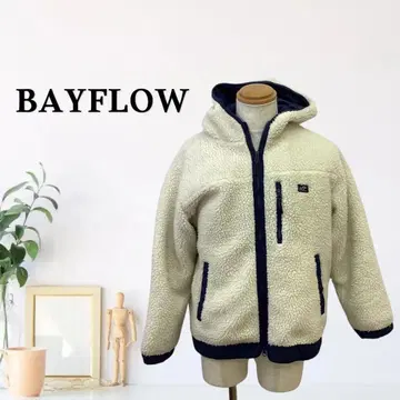 zP77 [ M ] BAYFLOW 플리스 자켓 보아 집업 후드 부착