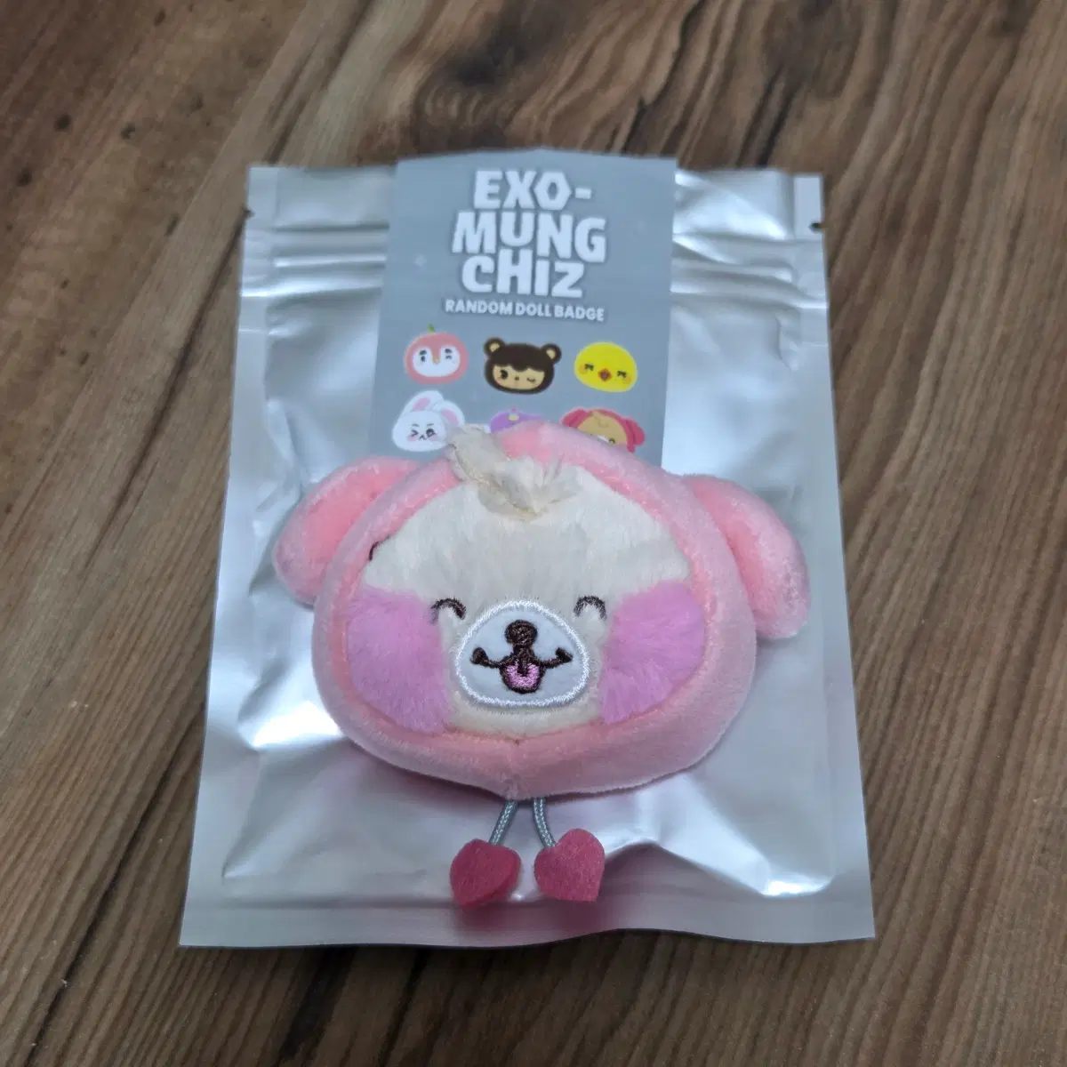 (Original Price/Simple Unsealed) Exo Chanyeol Mungcheese Random Doll Badge Yeoldaengi