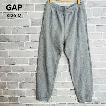 갭 GAP 스웨트 팬츠 M 그레이 이지 팬츠 리브 D430