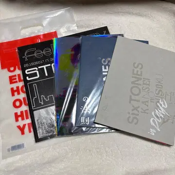SixTONES 투어 팜플렛 4권 세트
