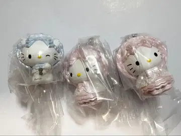 두근두근 프릴 마스코트 헬로키티 차미키티 세트