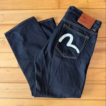 [ 미사용 ] EVISU 에비수 Lot.2020 갈매기 31 레드 셀비지 공식 매장 밑단 수선