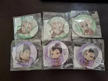 Dr.STONE 닥스 DMM 벚꽃 캔뱃지 이시가미 센쿠 아사기리 겐