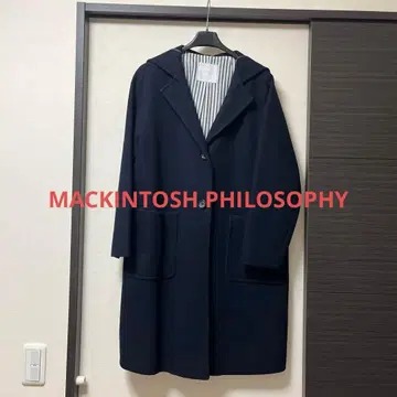 MACKINTOSH PHILOSOPHY 후드 코트 네이비