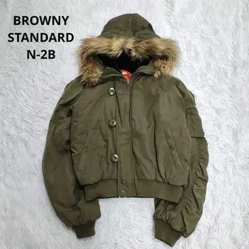 y2k BROWNY STANDARD N-2B 플라이트 자켓 sizeF