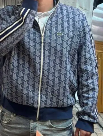 LACOSTE 라코스테 모노그램 트랙 자켓