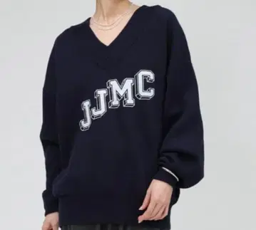 J.J. Mercer V넥 스웨터 네이비